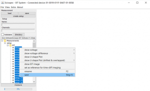 Import, process and visualize Sciospec EIT data in the open-source software EIDORS by taking the example of a standard phantom experiment